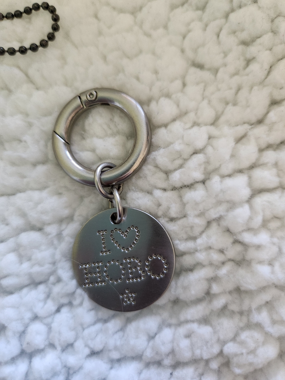 I ♥ hobo Silver Keychain Pendant - Picture 2 of 3